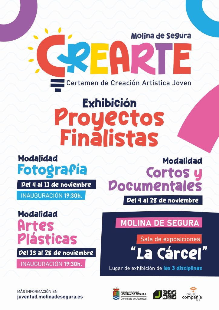 Juventud Molina CREARTE 2025 Exposición Multidisciplinar 4 28nov25 CARTEL