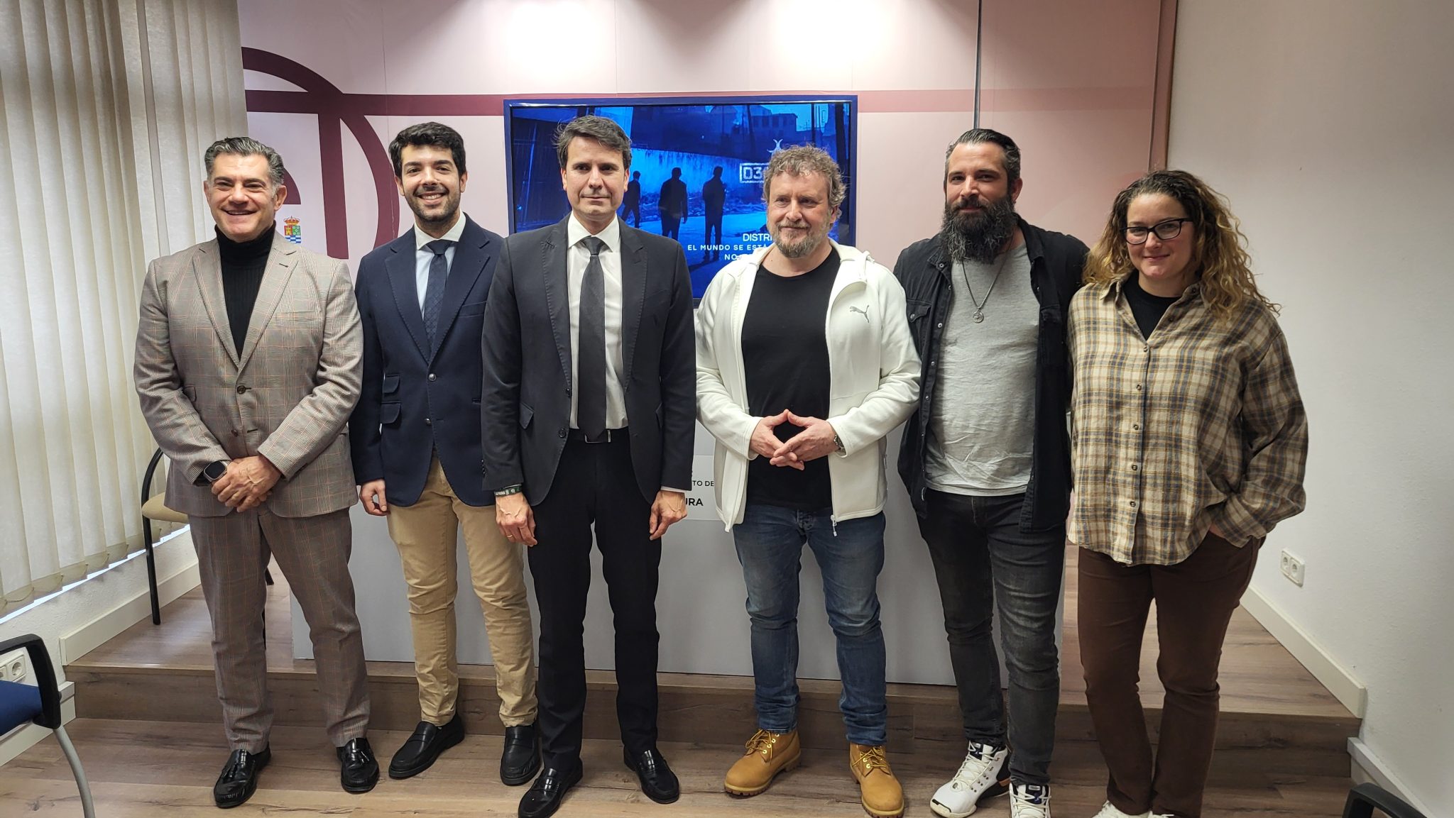 Juventud Molina Rodaje serie 'DISTRITO 30500Z' en Molina de Segura Presentación Foto1